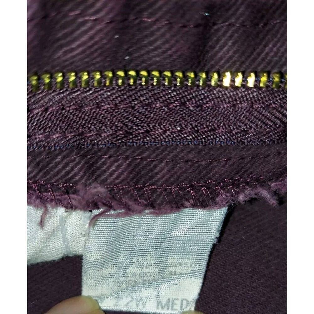 VINTAGE 80s RIDERS Burgundy High Waist Tapered Leg Mom Jean Size 22W Retro - Picture 12 of 12